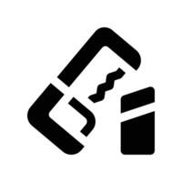 hand saw icon. glyph icon for your website, mobile, presentation, and logo design. vector