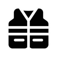 vest icon. glyph icon for your website, mobile, presentation, and logo design. vector
