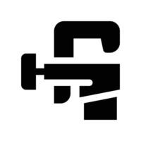 adjustable wrench icon. glyph icon for your website, mobile, presentation, and logo design. vector