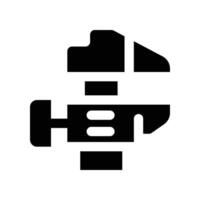 caliper icon. glyph icon for your website, mobile, presentation, and logo design. vector