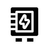 fusebox icon. glyph icon for your website, mobile, presentation, and logo design. vector
