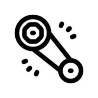 gear icon. line icon for your website, mobile, presentation, and logo design. vector