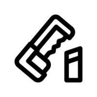 hand saw icon. line icon for your website, mobile, presentation, and logo design. vector