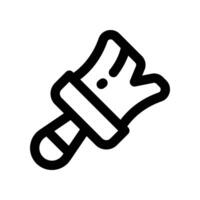 paint brush icon. line icon for your website, mobile, presentation, and logo design. vector