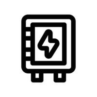 fusebox icon. line icon for your website, mobile, presentation, and logo design. vector