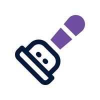 plunger icon. dual tone icon for your website, mobile, presentation, and logo design. vector