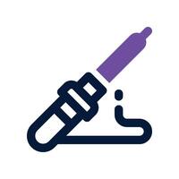 soldering icon. dual tone icon for your website, mobile, presentation, and logo design. vector