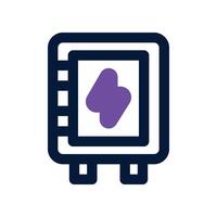 fusebox icon. dual tone icon for your website, mobile, presentation, and logo design. vector