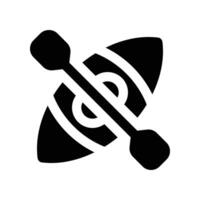 kayak icon. glyph icon for your website, mobile, presentation, and logo design. vector