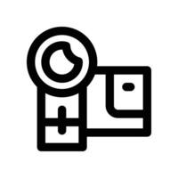 camera icon. line icon for your website, mobile, presentation, and logo design. vector
