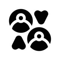 coaching icon. glyph icon for your website, mobile, presentation, and logo design. vector