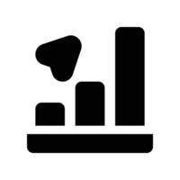 profit icon. glyph icon for your website, mobile, presentation, and logo design. vector