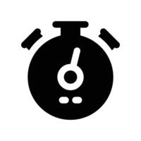 stopwatch icon. glyph icon for your website, mobile, presentation, and logo design. vector