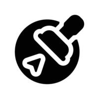 stamp icon. glyph icon for your website, mobile, presentation, and logo design. vector
