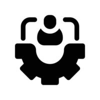 integration icon. glyph icon for your website, mobile, presentation, and logo design. vector