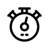 stopwatch icon. line icon for your website, mobile, presentation, and logo design. vector