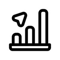 profit icon. line icon for your website, mobile, presentation, and logo design. vector