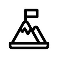 goal icon. line icon for your website, mobile, presentation, and logo design. vector