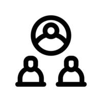 seminar icon. line icon for your website, mobile, presentation, and logo design. vector