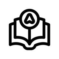 education icon. line icon for your website, mobile, presentation, and logo design. vector