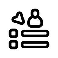 task icon. line icon for your website, mobile, presentation, and logo design. vector