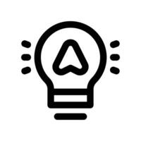 idea icon. line icon for your website, mobile, presentation, and logo design. vector