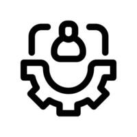 integration icon. line icon for your website, mobile, presentation, and logo design. vector
