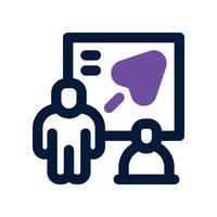 workshop icon. dual tone icon for your website, mobile, presentation, and logo design. vector