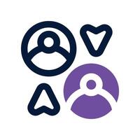 coaching icon. dual tone icon for your website, mobile, presentation, and logo design. vector