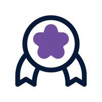 medal icon. dual tone icon for your website, mobile, presentation, and logo design. vector