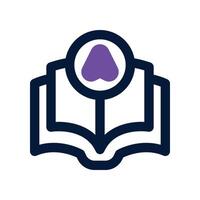 education icon. dual tone icon for your website, mobile, presentation, and logo design. vector