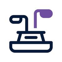 microphone icon. dual tone icon for your website, mobile, presentation, and logo design. vector