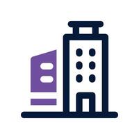 office icon. dual tone icon for your website, mobile, presentation, and logo design. vector