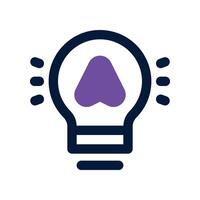 idea icon. dual tone icon for your website, mobile, presentation, and logo design. vector