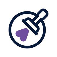 stamp icon. dual tone icon for your website, mobile, presentation, and logo design. vector