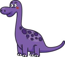 illustration of dinosaur outline character white on background vector