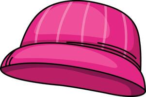 illustration of hat white on background vector