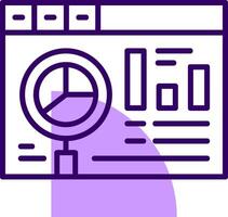 Website audit Outline Slip Icon Style vector