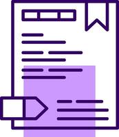 Canonical URL Outline Slip Icon Style vector