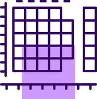 Heatmap Outline Slip Icon Style vector