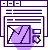 Conversion rate optimization Outline Slip Icon Style vector