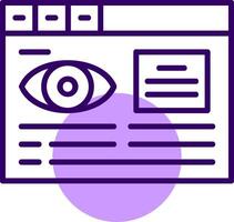 Session duration Outline Slip Icon Style vector