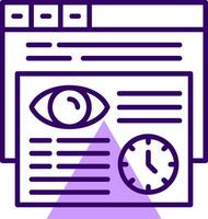 Users Outline Slip Icon Style vector