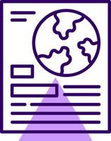Sessions Outline Slip Icon Style vector