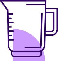 Pitcher Outline Slip Style Icon vector