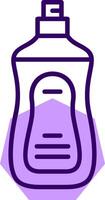 Dish soap Outline Slip Style Icon vector
