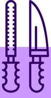 Sharpening Outline Slip Style Icon vector