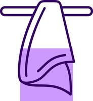Cloth Outline Slip Style Icon vector