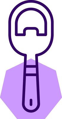 Bottle opener Outline Slip Style Icon