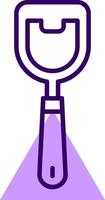 Opener Outline Slip Style Icon vector